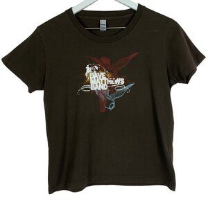 Dave Matthews Band Youth Large T-Shirt Angel Logo Graphic Cotton Royal Apparel